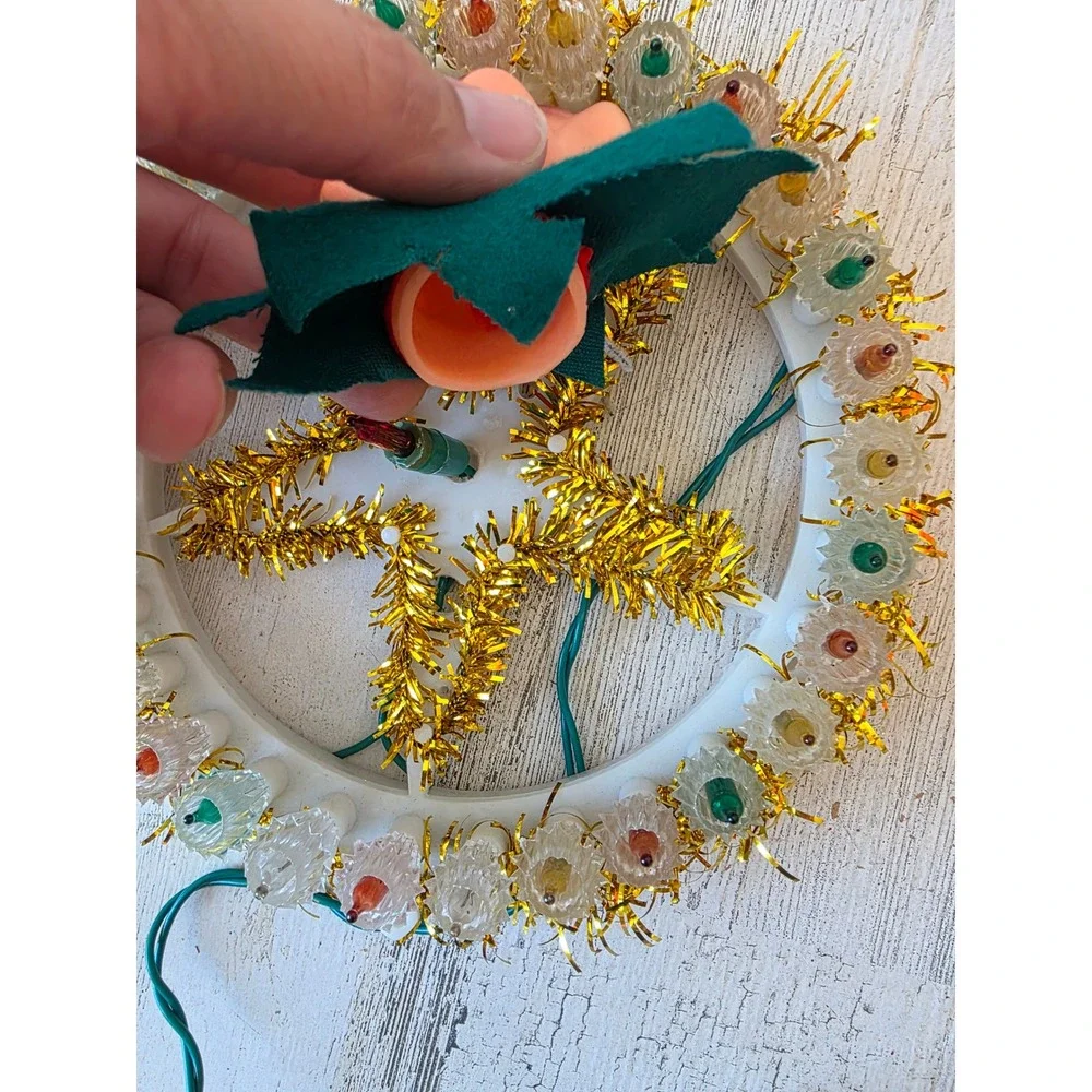 Light up star pixie Xmas decor elf